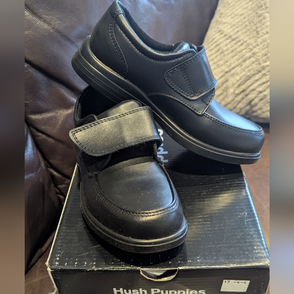 Hush Puppies GAVIN Boys Leather Uniform Shoes